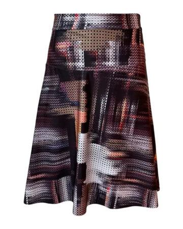 CVRGE Bella Geometric Sequins Print 25" Swim Skirt myselflingerie.com
